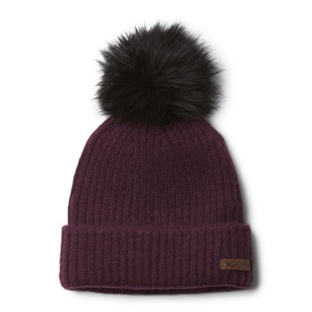 Dámské Čepice Columbia Winter Blur Pom Pom Černé Růžové SGBARV964